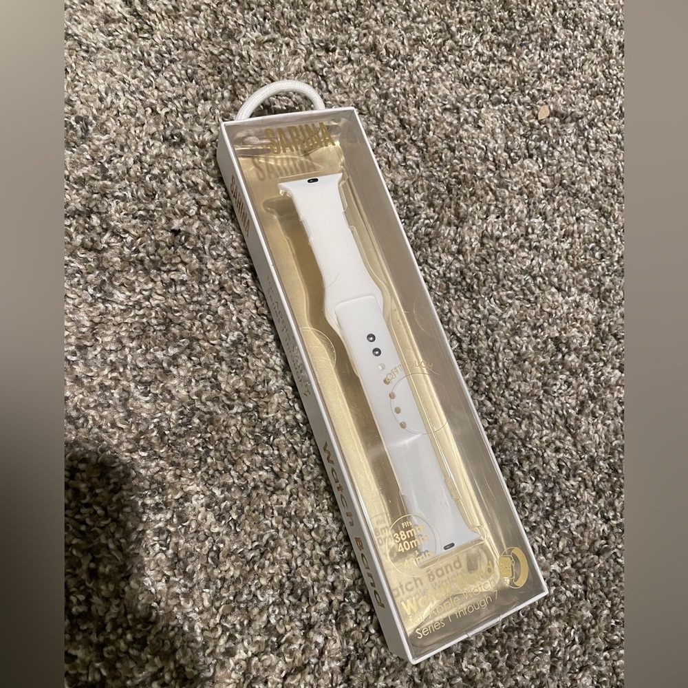 Sarina White Apple Watch Band